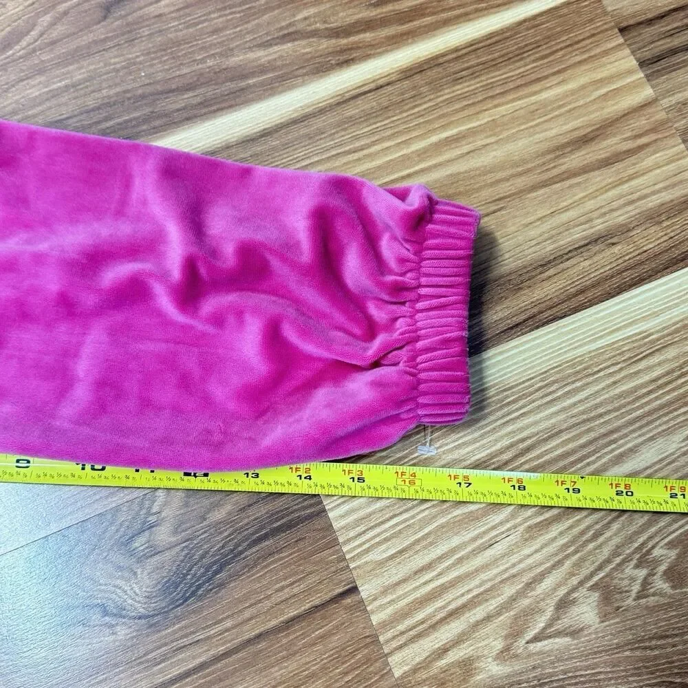 CABLE & GAUGE XL Velour Velvet 2pc Tracksuit Stretch Activewear Lounge Sport Set
